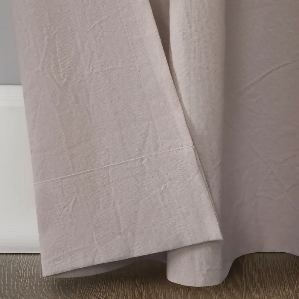 Curtain Panel Dark Dusty Rose Color